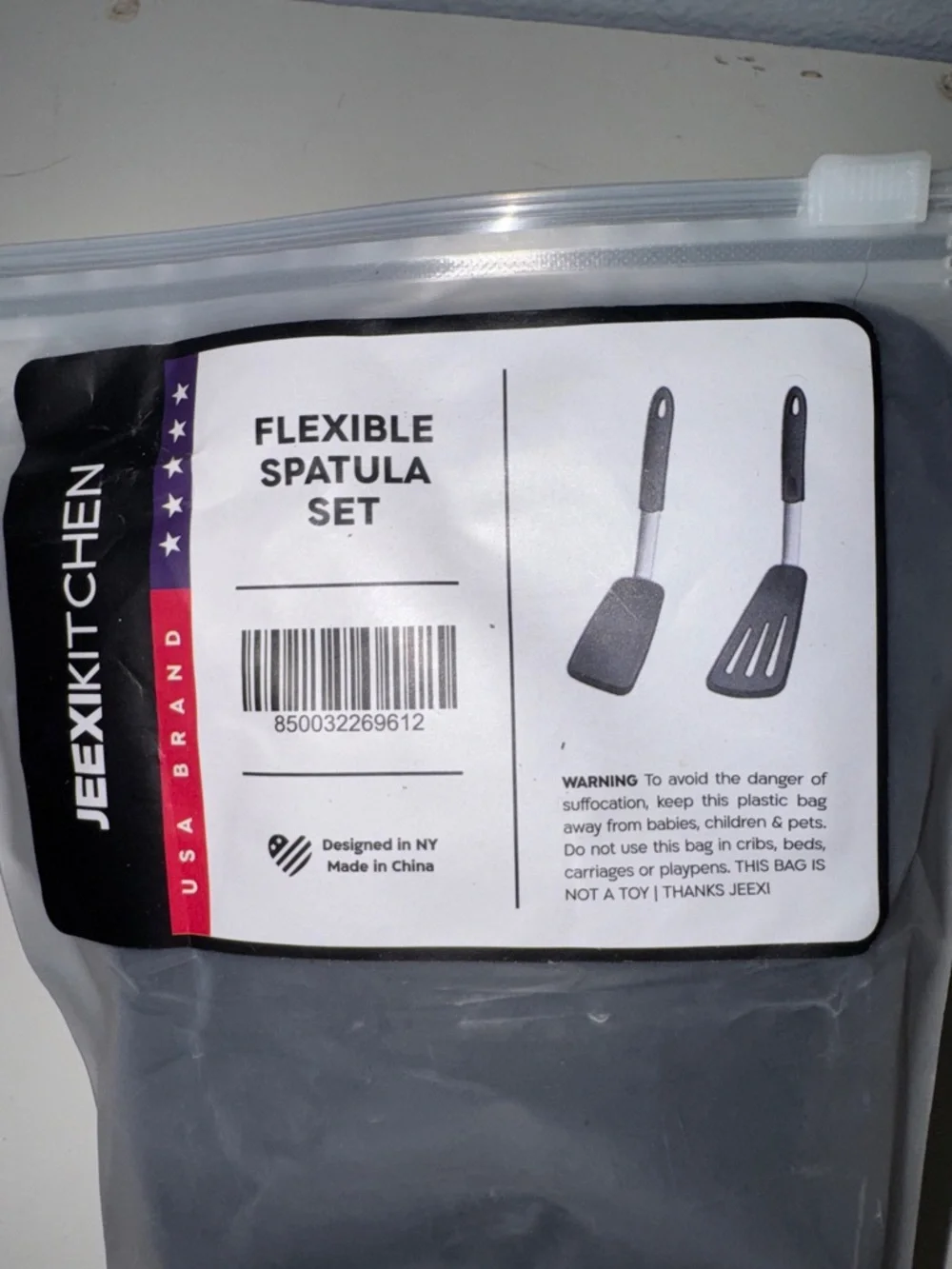 Jeexkitchen Flexible Non-Scratch Silicone  Spatula Set Cookware